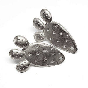 Perni in Zama Fichi D'india Silver 21x32mm (314)