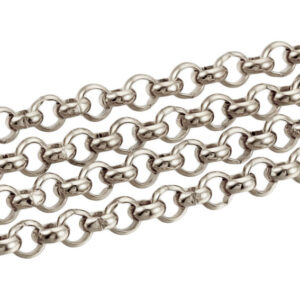 Catena in Acciaio Modello Rolò Silver 2,5mm