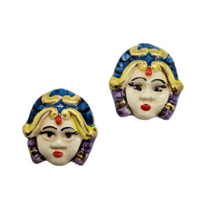 Ceramica di Caltagirone Medusa 25x27mm (CTMD-002)