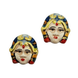 Ceramica di Caltagirone Medusa 25x27mm (CTMD-003)