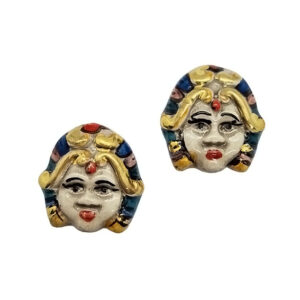 Ceramica di Caltagirone Medusa 25x27mm (CTMD-004)