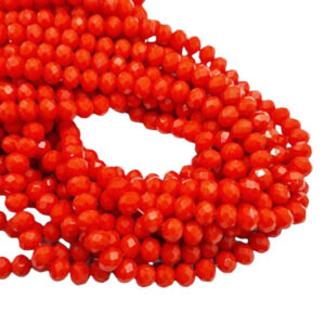 Cipollotti in Vetro Rosso Arancione 4x6mm (CPL075)