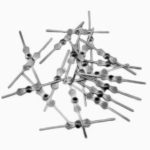 Distanziatori in Ottone Silver 4x33mm