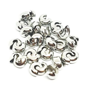 Copri Schiaccini in Ottone Argento 5mm (CSCOT005-A)