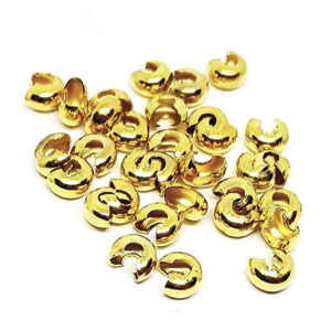 Copri Schiaccini in Ottone Oro 3mm (CSCOT003-O)