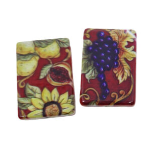 Mattonelle in Ceramica Frutta con Foro Passante 20x30mm (118)