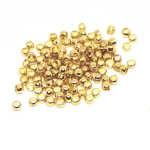 Schiaccini Round in Ottone Oro 2mm (SCOT001-O)