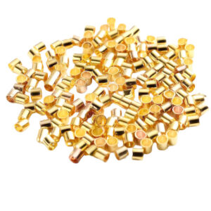 Schiaccini Tubolari in Ottone Oro 1,5mm (SCOT002-O)