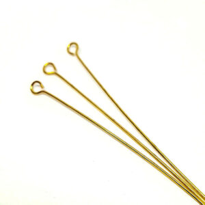 Chiodini in Ottone Con Asola Oro 4cm