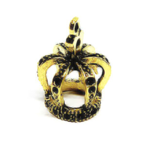 Ciondoli in Metallo Corona Oro 18x25mm