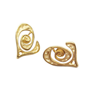 Perni in Zama Cuore Etnico Oro 22x25mm (394)