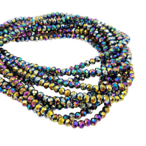 Cipollotti in Vetro Rainbow Metallico 2x3mm (CPL136)