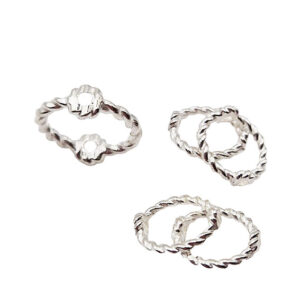 Distanziatori in Ottone Argento 9mm