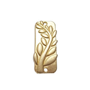 Distanziatori in Zama Rettangolare con Ramoscello 15x33mm