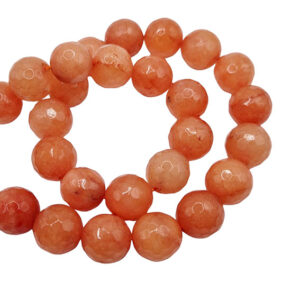 Pietre di Agata Sfaccettato Arancione 14mm (PTAG141)