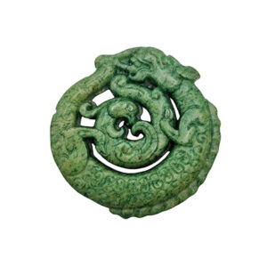 Componenti in Giada Intarsiata sul Verde 7cm (CNGD001-VD)