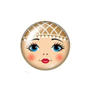 Cabochon in Vetro Dolly 12mm (002)