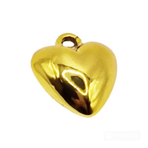 Componenti in Resina Ciondolo Cuore Oro 25mm