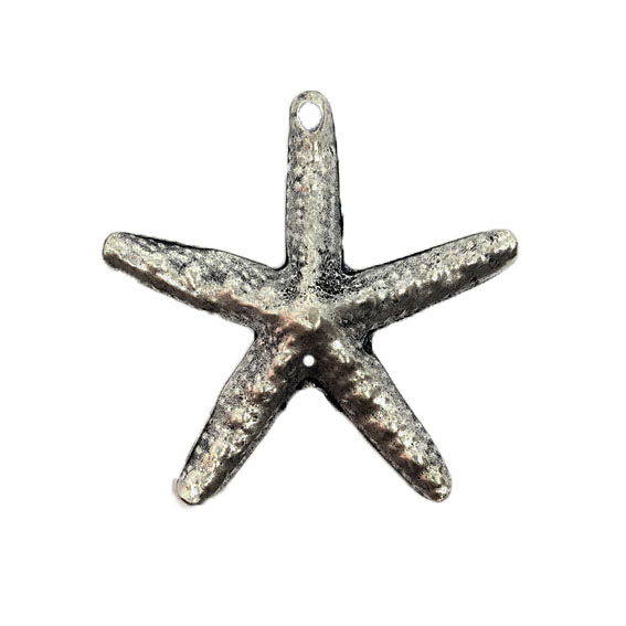 Distanziatori in Zama Stella Marina Silver 58x58mm (DSZM130-S)
