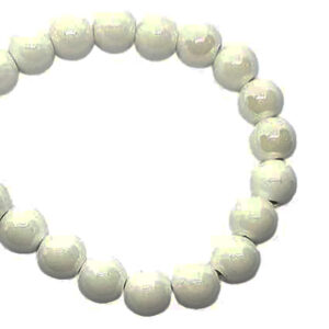 Pietre in Ceramica Bianco 10mm (PTRCR017-BN)