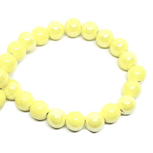 Pietre in Ceramica Giallo 10mm (PTRCR017-GL)