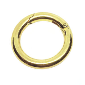 Chiusure in Ottone a Scatto Tonda Oro 25mm (CHOT001-O)