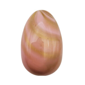 Componenti in Gomma Acrilica Sasso con Foro Passante 26x41mm Oro Rosa Glitter (GMA476-004)