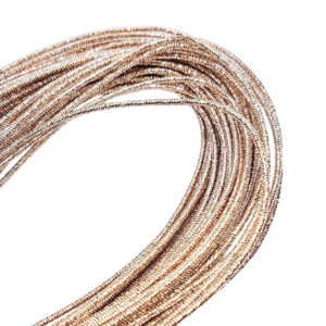 Cordini Rivestiti in Lurex 2mm Semirigido Oro Rosa (LUREX2-RS)
