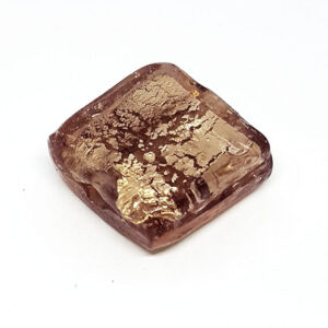 Pietre di Murano Quadrate Glicine 25mm (PTMR093-GL)