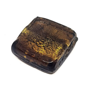 Pietre di Murano Quadrate Marrone 25mm (PTMR093-MR)
