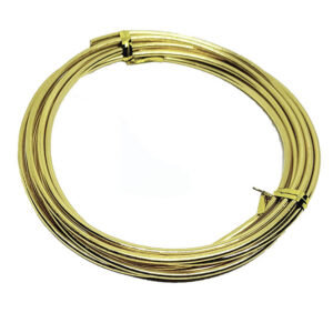 Rotoli in Alluminio Colorato Oro 2,5mm (RCAL009-OR)