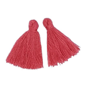 Tassel in Cotone Corallo 25mm (NPCT002-CR)