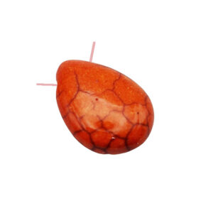 Pietre di Aulite Gocce con Foro Laterale Arancio 13x18mm (PTAU006-077-AR)