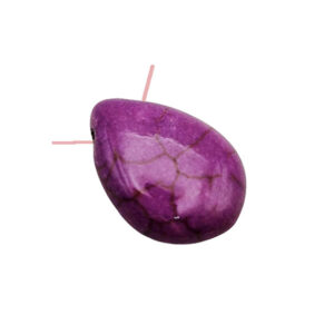 Pietre di Aulite Gocce con Foro Laterale Viola 13x18mm (PTAU006-077-VL)
