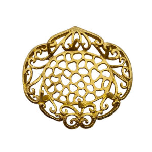 Castoni in Ottone con Ganci 28x30mm
