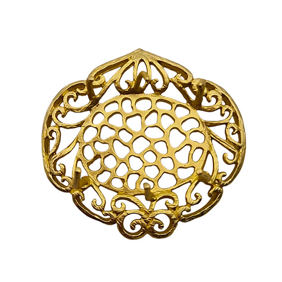 Castoni in Ottone con Ganci 28x30mm