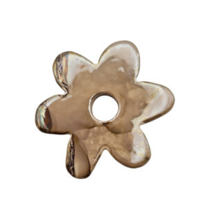 Componente di Ceramica Greca Fiore Beige 48,5mm (CRG1064-005)
