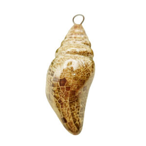 Componenti in Ceramica Greca Conchiglia Lumaghino Crema 24x47mm (CRG424-3999CR)