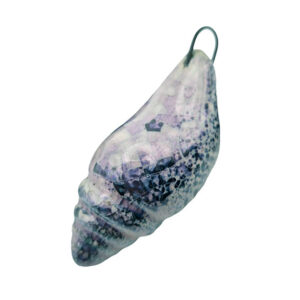 Componenti in Ceramica Greca Conchiglia Lumaghino Lilla Sfumato Verdìde 24x47mm (CRG424-3999LL)