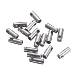 Finali in Acciaio Tipo Liscio 2,5x7mm, Interno 2mm