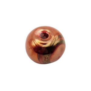 Perle di Ceramica Greca Rosso Brillante 22mm (CRG081-0031)