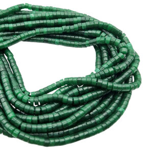Pietre Rondelle di Agata Verde Scuro 2,5x5mm (PTAG104)