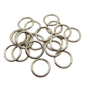 Anelli di Salto Apribili in Ottone Silver 14mm