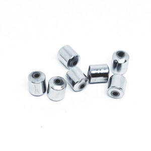 Ematite a Pezzi Modello Tubolare Colore Argento 4x5mm (EMTB010-AR)