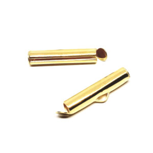 Chiusure in Ottone Crimp Oro 20mm