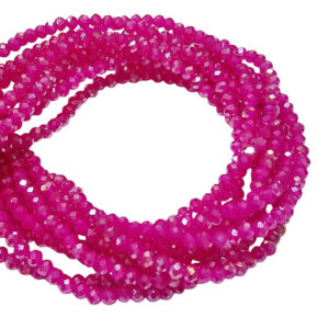 Cipollotti in Vetro Fucsia AB 3x4mm (CPL199AB)