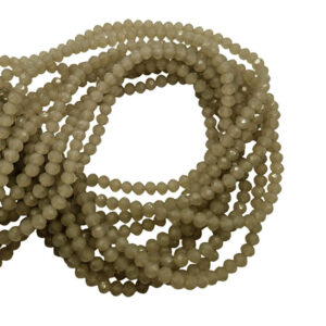 Cipollotti in Vetro Grigio Chiaro Opaco 3x4mm (CPL212)