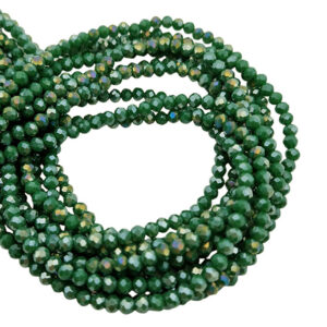 Cipollotti in Vetro Verde AB 3x4mm (CPL045AB)
