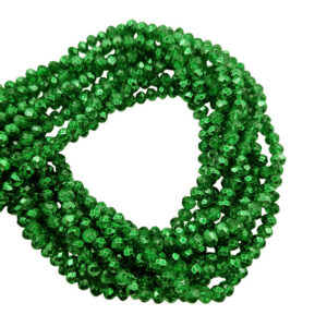 Cipollotti in Vetro Verde Crystal Brillante AB 3x4mm (CPL210AB)