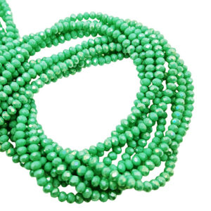 Cipollotti in Vetro Verde Giada AB 3x4mm (CPL038AB)